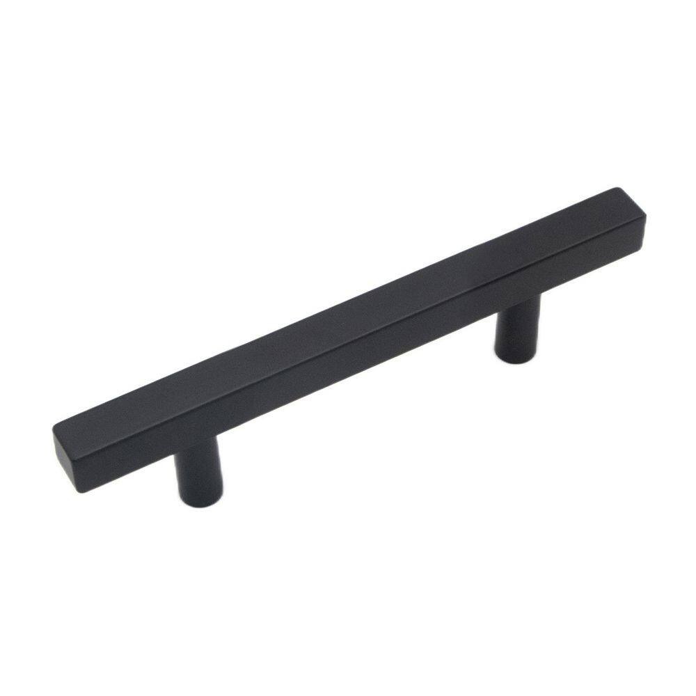 Quad Collection Pull - 3-3/4 in. Center to Center Matte Black Bar Cabinet Pull (10-Pack) price history on PriceWatchPro