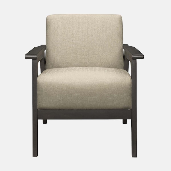 wetiny Light Brown Fabric Chair
