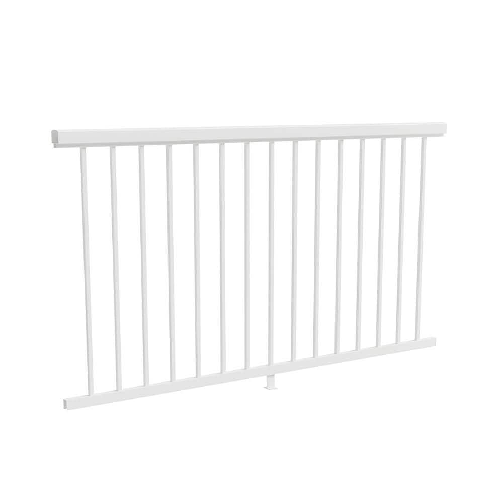 6ft. Aluminum Deck Railing Panel in White for 42 in High System price history on PriceWatchPro