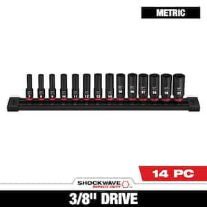 14-Pc. Milwaukee Shockwave 3/8