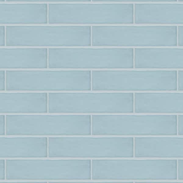 Merola Tile Castillo Sky 3 in. x 12 in. Ceramic Wall Tile (5.72 sq. ft./Case)