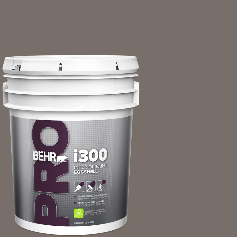 BEHR PRO 5 Gal BNC 37 Gray Owl Eggshell Interior Paint PR33305 The   Gray Owl Behr Pro Paint Colors Pr33305 64 1000 