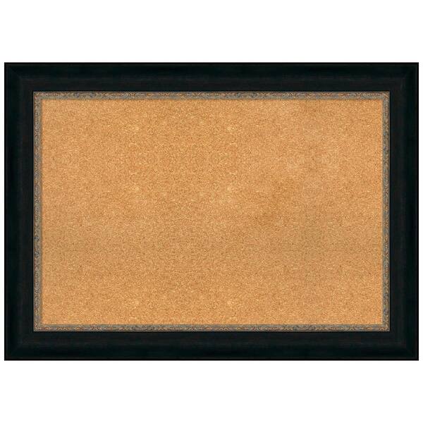 Amanti Art Paragon Bronze 42.75 in. x 30.75 in. Framed Corkboard Memo Board