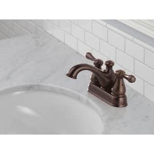 Leland 4 in. Centerset 2-Handle Bathroom Faucet in Venetian Bronze