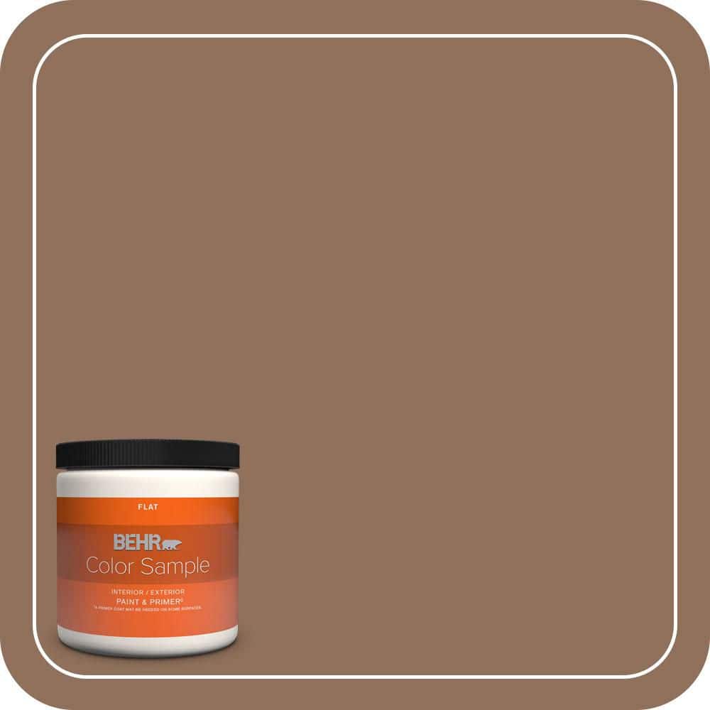 BEHR PREMIUM PLUS 8 oz. #N240-6 Wild Mustang Flat Interior