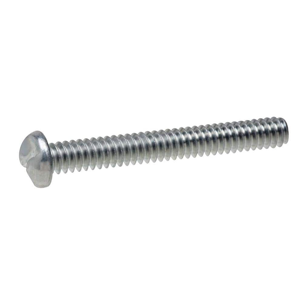 Everbilt 1/4 in.-20 x 3/4 in. One-Way Round-Head Machine Screws (2-Pack ...