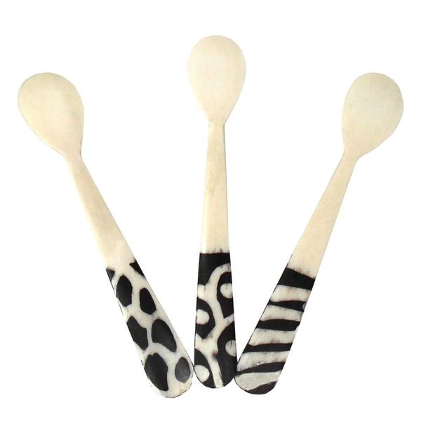 Modern Farmhouse Black and White Cow Print Spoon Rest