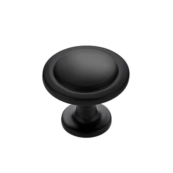 30 Pack Matte Black Zinc Euro Style Cabinet Knobs, Drawer Pulls, Door Handles for Dresser Drawers Shower Door