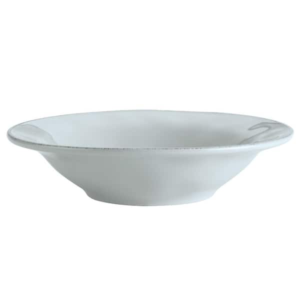 Rachael Ray 10 in. Sea Salt Gray Cucina Dinnerware Ceramic Round Serving Bowl