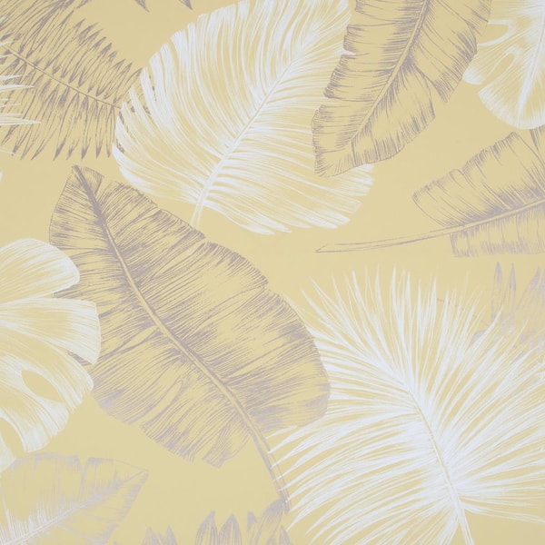 Superfresco Easy Daintree Yellow Strippable Removable Wallpaper