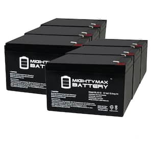 12 -Volt 15 Ah Sealed Lead Acid Rechargeable F2 Terminal Battery (6-Pack)
