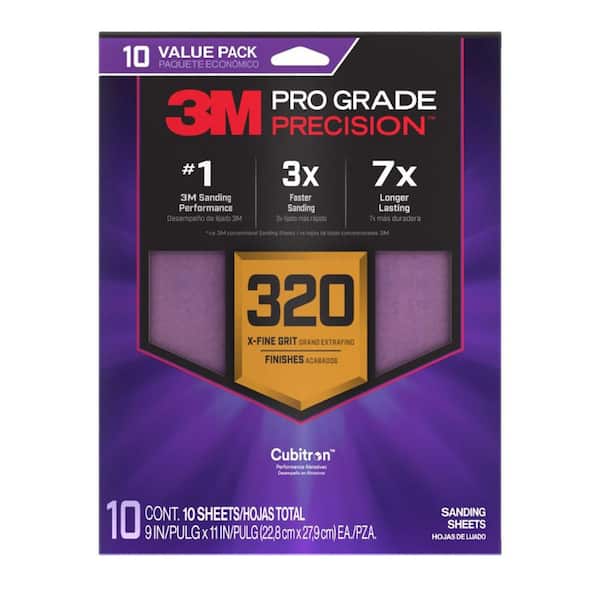 HEBERT フライマテリアル PRO GRADE 3M Pro Grade Precision 9 in. x 11 in. 320 Grit Faster Sanding