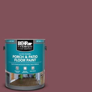 1 gal. Home Decorators Collection #HDC-CL-02 Fine Burgundy Gloss Enamel Interior/Exterior Porch and Patio Floor Paint