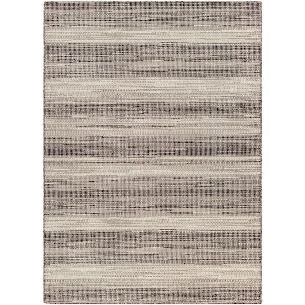 Artistic Weavers Hampton Black/Light Gray Tribal 4 ft. x 6 ft. Indoor/Outdoor Area Rug