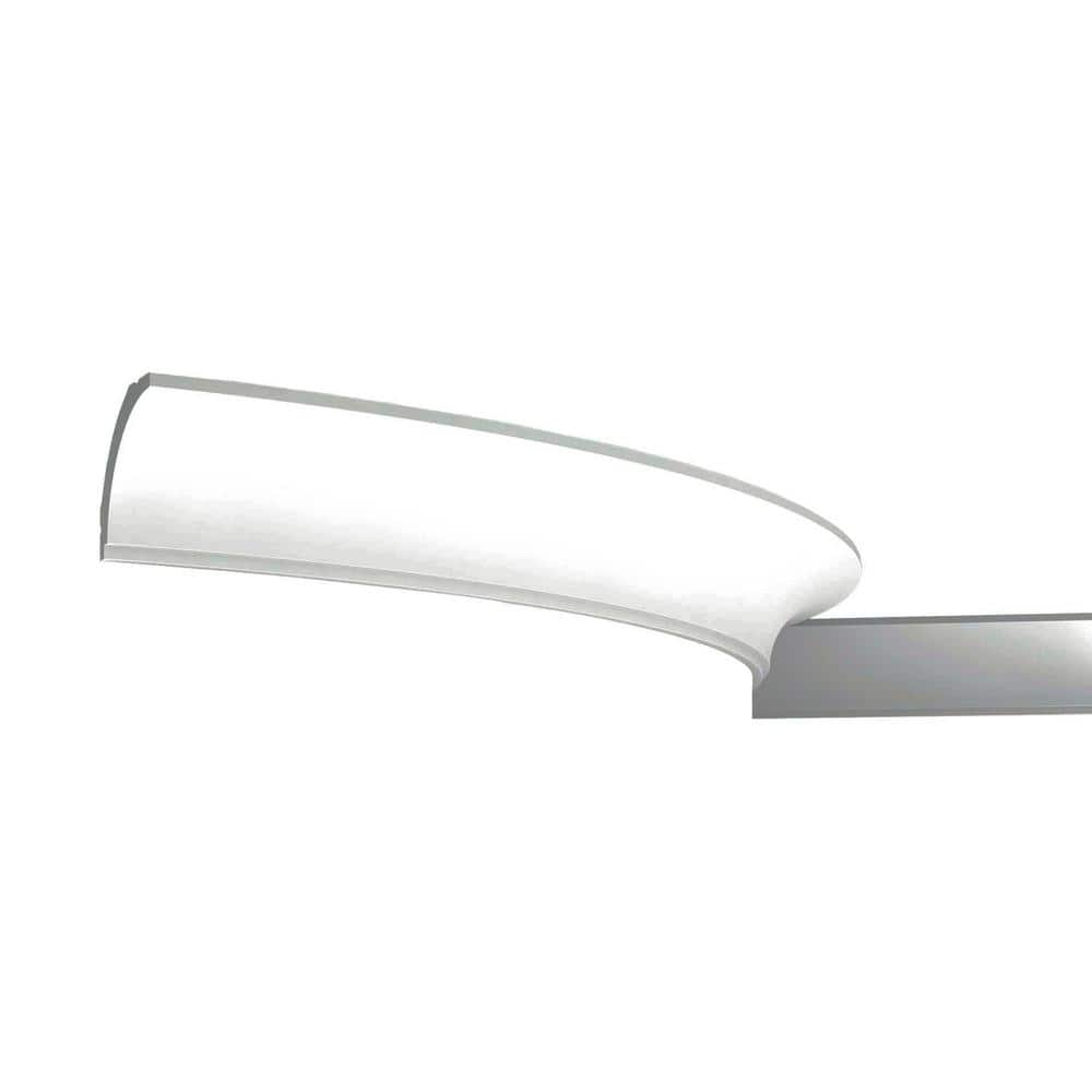 Primed White Flexible Polyurethane Crown Moulding for Ceilings