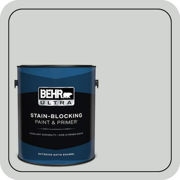 BEHR ULTRA 1 gal. #PPU12-11 Salt Glaze Satin Enamel Exterior Paint & Primer