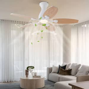 42 in. Indoor White Modern 6-Speed Ceiling Fan with 3-Color Integrated LED, Reversible Motor and Remote