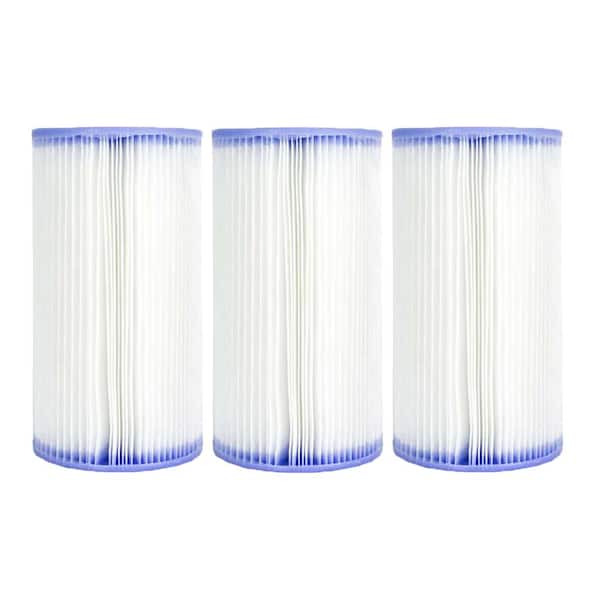 4.25 in. Dia Swimming Pool Easy Set Type A Replacement Filter Pump Cartridge (3-Pack)