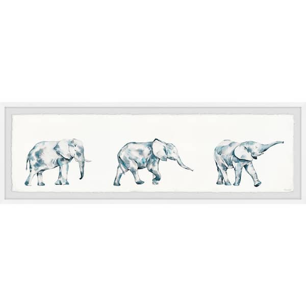 Unbranded "Let's Go On an Adventure" by Marmont Hill Framed Animal Art Print 15 in. x 45 in. .