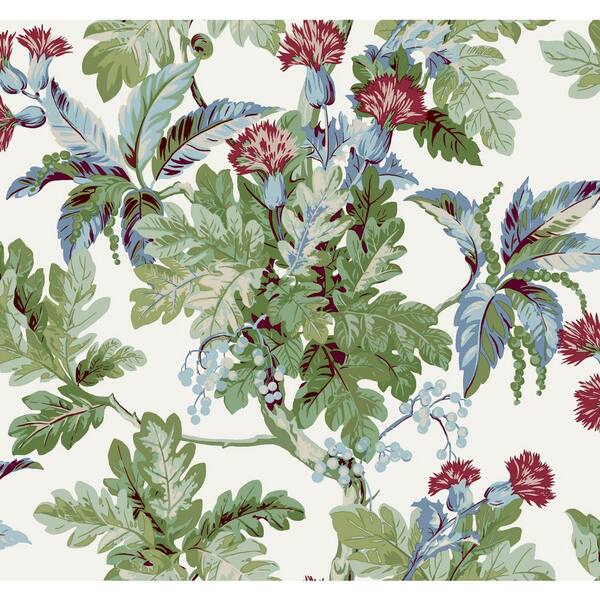 Briarwood Green Wallpaper