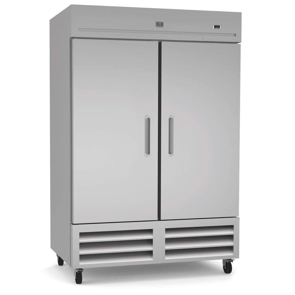 Kelvinator 49 Cu Ft Commercial Upright Reach In Freezer Stainless Steel Kchri54r2dfe The Home Depot