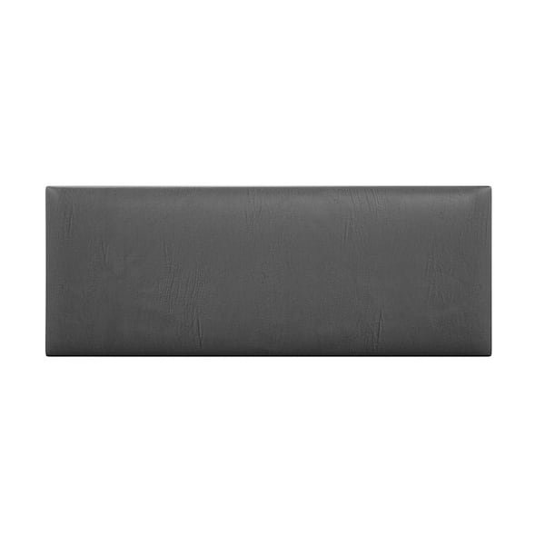 Vintage Leather Grey Pewter Queen-Full Upholstered Headboards/Accent Wall Panels
