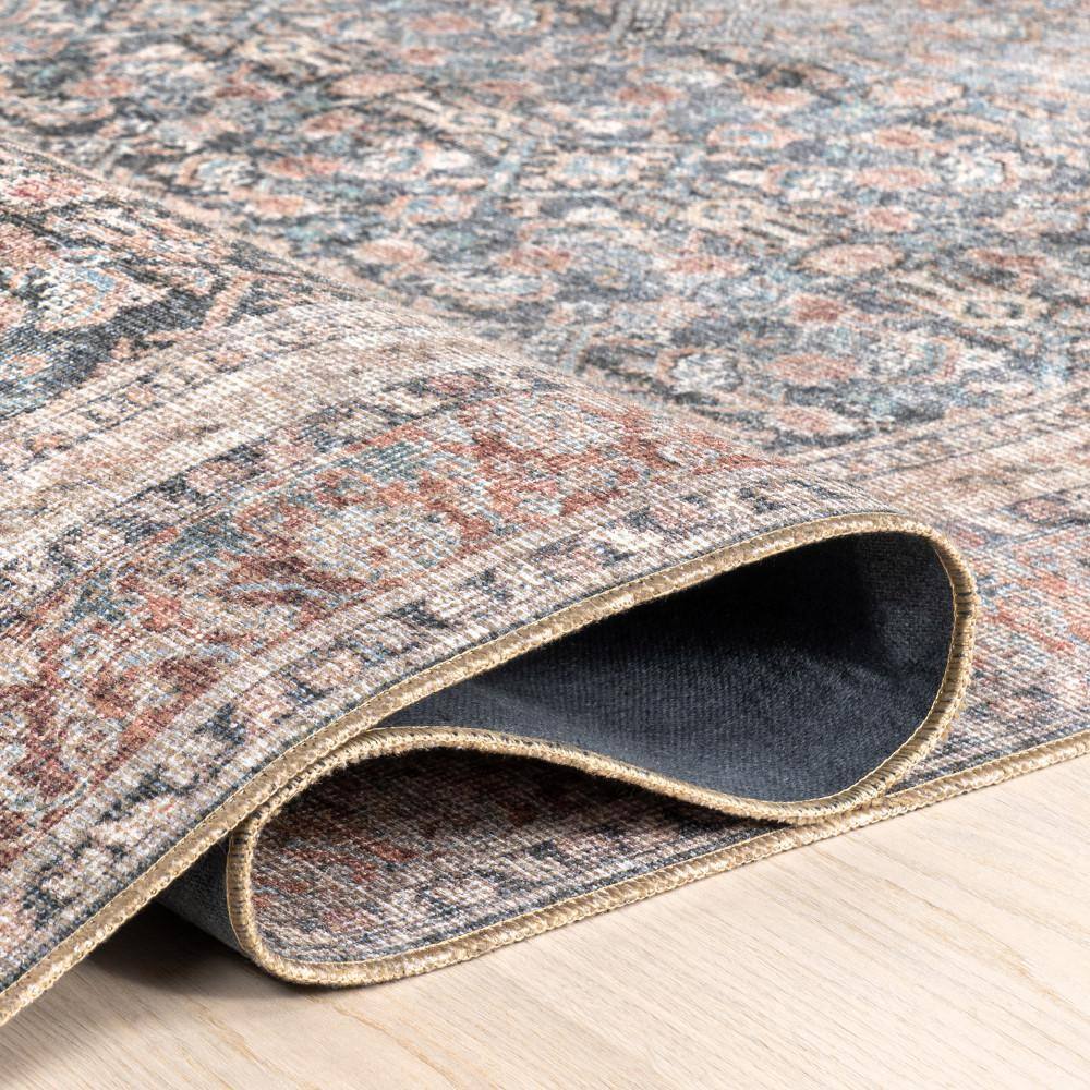 Hillstone Blue Rectangular Vintage Medallion Area Rug