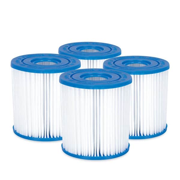 Above Ground Swimming Pool 0.08 sq. ft. Filter Cartridge Replacement-Type I (4-Pack)