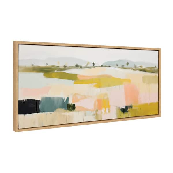 Sylvie Quaint Vista I Framed Canvas by Amy Lighthall Set of 1 Abstract Art Print 18.00 in. x 40.00 in.