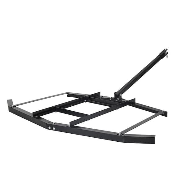Driveway Drag, 67.7 in. Width Tow Behind Drag Harrow, Q235 Steel Driveway Grader with Adjustable Bars