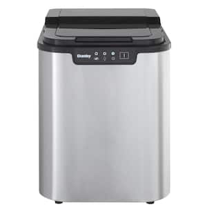 25 lbs. Portable Countertop Ice Maker in Stainless Steel