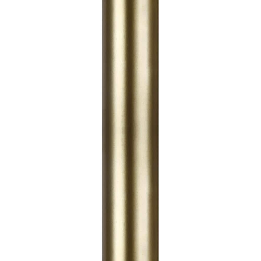 Generation Lighting 7 ft. Painted Distressed Brass Smooth Outdoor Lamp Post