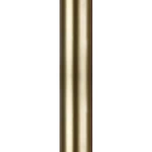 7 ft. Painted Distressed Brass Smooth Outdoor Lamp Post