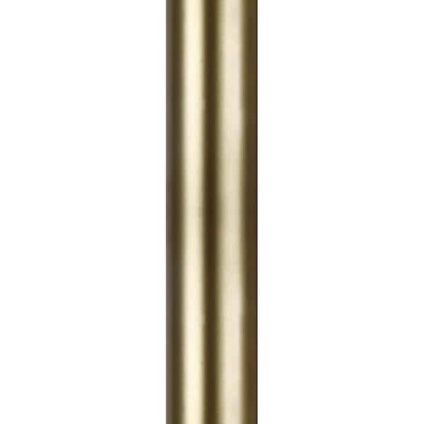 Generation Lighting 7 ft. Painted Distressed Brass Smooth Outdoor Lamp Post