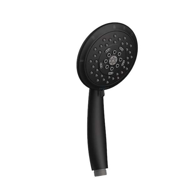 Gerber Florin 5-Spray Wall Mount Handheld Shower Head 1.75 GPM in Satin Black
