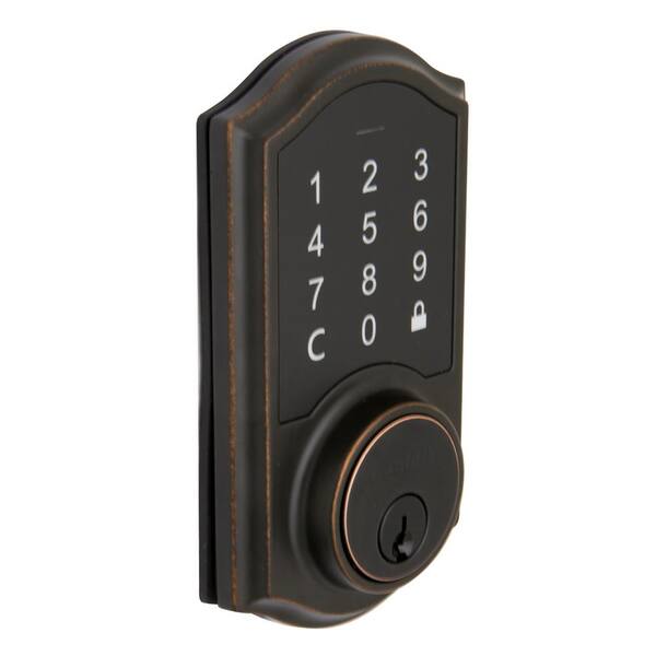 Photo 1 of Castle Aged Bronze Electronic Single Cylinder Keypad Deadbolt