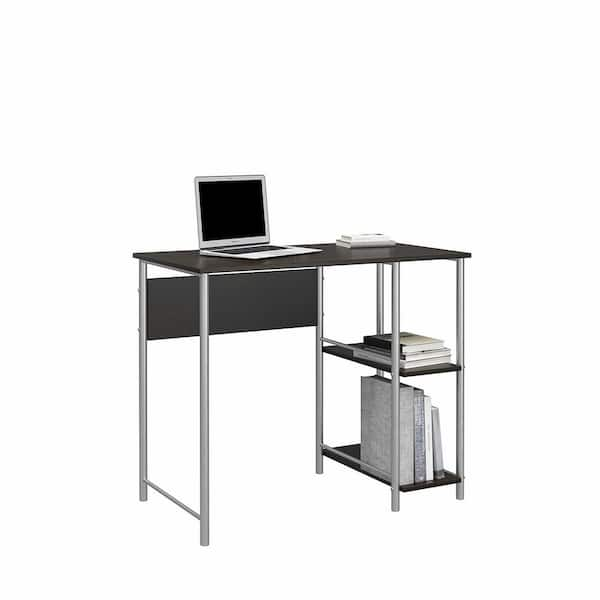 Ameriwood Home Meridian 36 in. Gray Student Computer Desk with 2-Shelves  DE73403 - The Home Depot