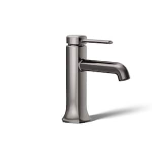 Occasion 1.2 GPM Single Handle Single Hole Bathroom Faucet in Vibrant Titanium