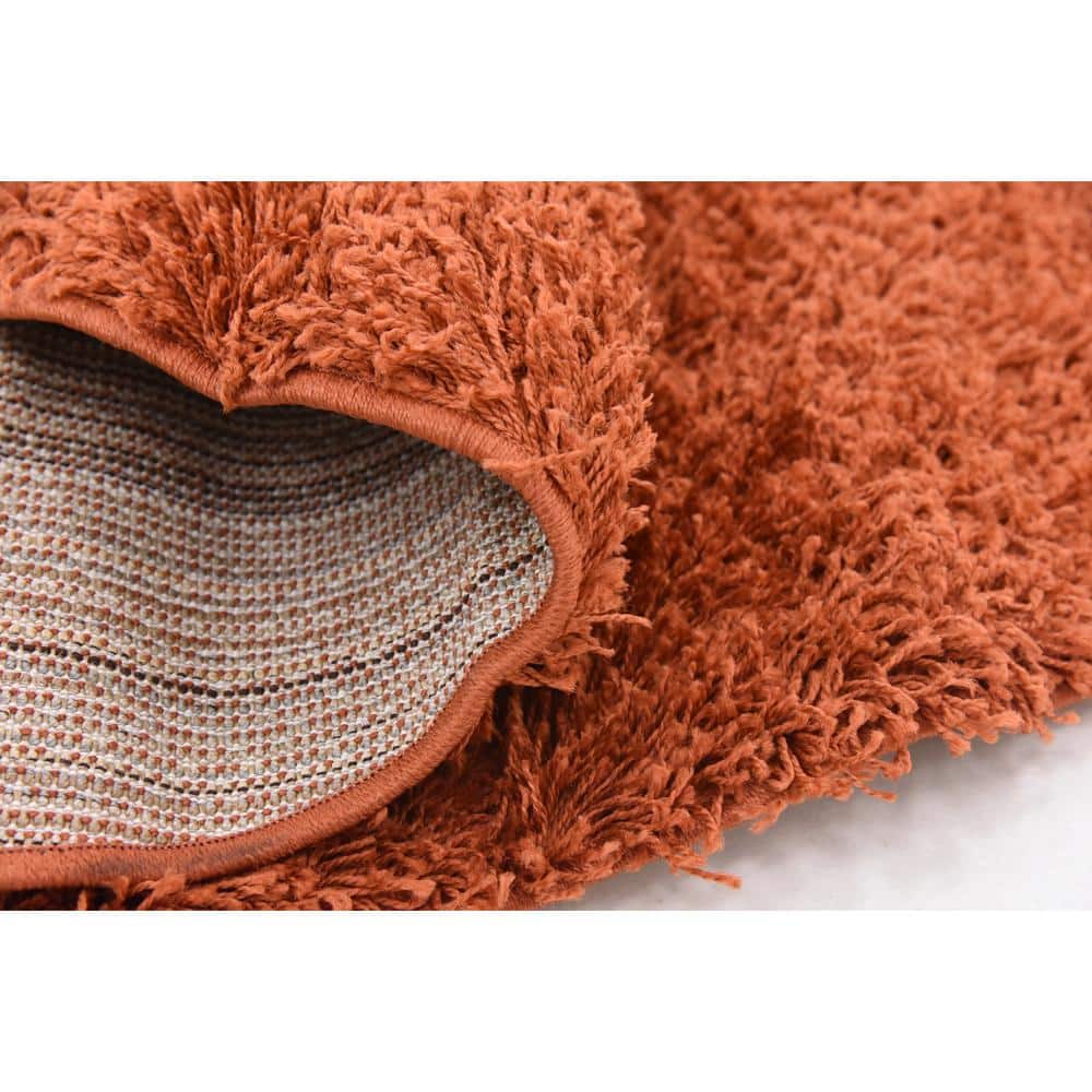 Lavish Indulgence 8' x 10' Blue Shag Synthetic Area Rug