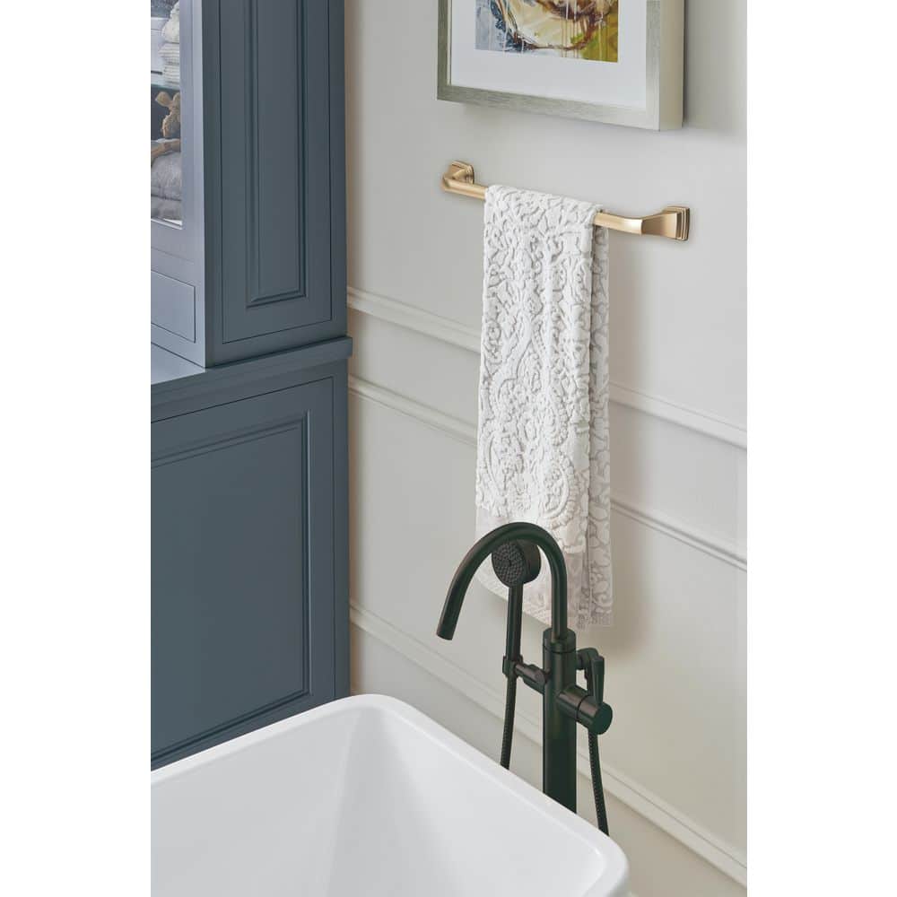 Champagne Bronze 18 Inch Wall Mounted Towel Bar