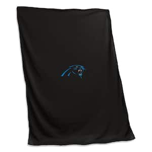 Carolina Panthers Black Polyester Sweatshirt Blanket