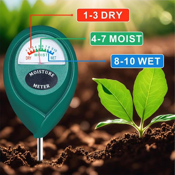 Dyiom Soil Moisture Meter-Plant Water Monitor Hygrometer Sensor for Indoor  & Outdoor Gardening, No Batteries Required-7 in. Jaycool1292 - The Home  Depot