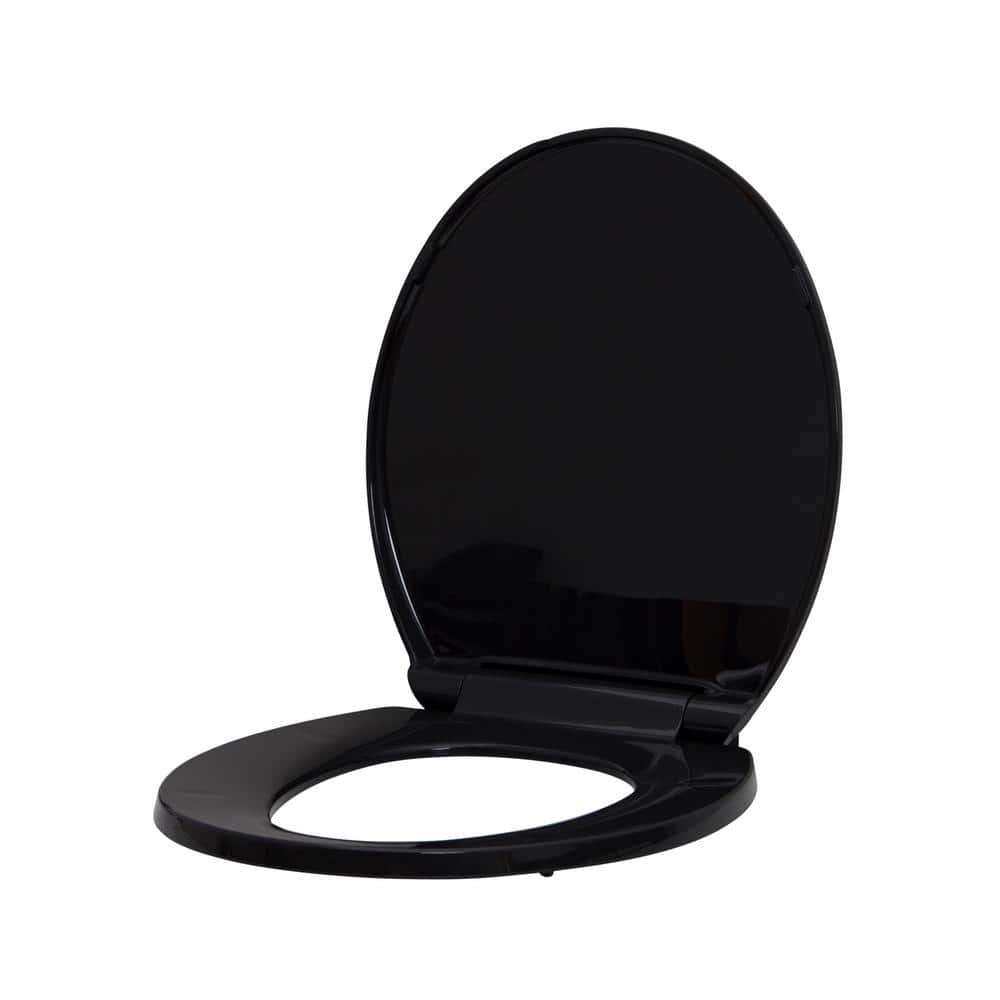 Glacier Bay Round Slow Closed Front Toilet Seat with Quick Release