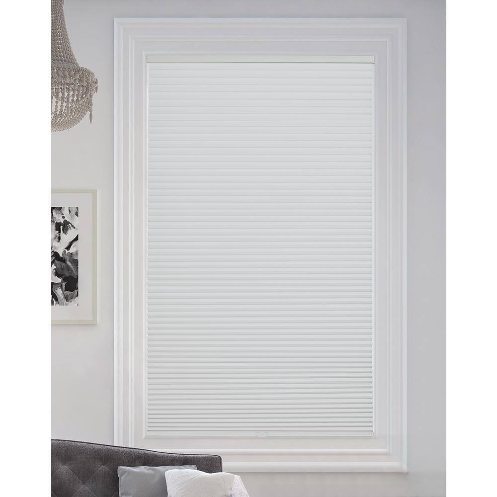 White Cordless Blackout Cellular Honeycomb Shade, 9/16 in. Single Cell, 55.5 in. W x 48 in. H price history on PriceWatchPro