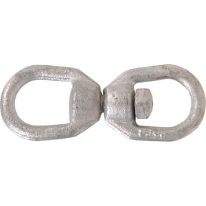 1/2 in. Hot-Dipped Galvanized Forged Steel Swivel (3-Pack)
