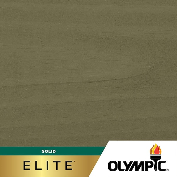 Olympic Elite 8 oz. Autumn Gray SC-1005 Solid Advanced Exterior Stain ...