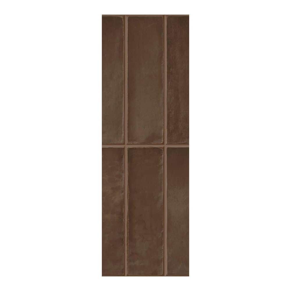 Spanish Artis Brown 4 in. x 12 in. Glazed Porcelain Wall Tile Sample price history on PriceWatchPro