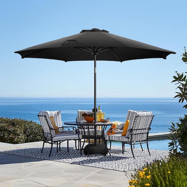 8 x 11 ft aluminum rectangle patio umbrella California Umbrella 8 X 11 Ft. Rectangular Aluminum Patio Umbrella W/ Crank  Lift & Aluminum Ribs
