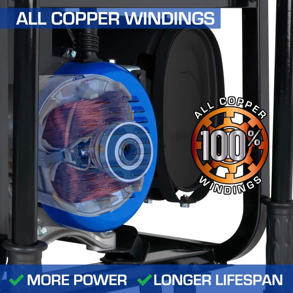 DuroMax 13,000 Watt Dual Fuel Portable Generator with Electric Start