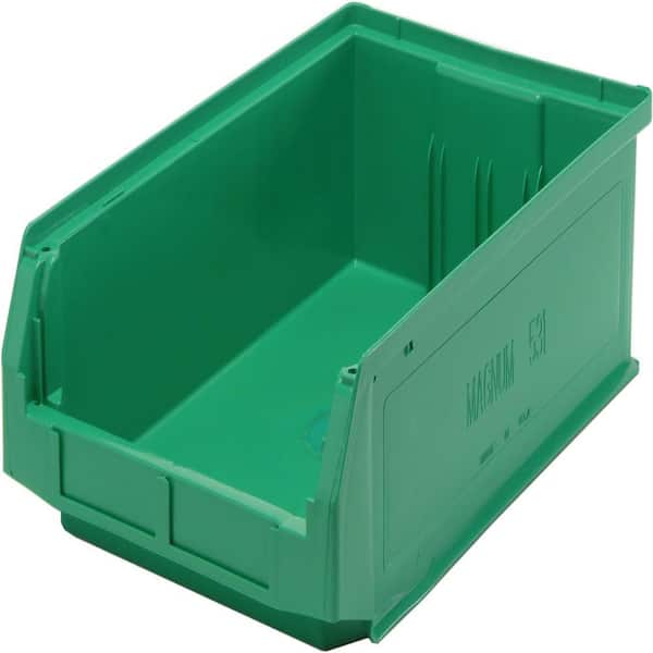 QUANTUM STORAGE SYSTEMS Magnum 6-Gal. Storage Tote in Green (6-Pack)